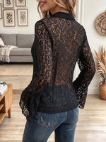 Vintage Elegant Patchwork Lace Shirt