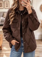 Retro Cozy Lapel Art Casual Stylish Long Sleeve Padded Jacket