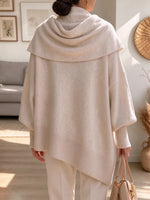 Retro Chic Cowl Neck Art Casual Stylish Long Sleeve Knit Sweater