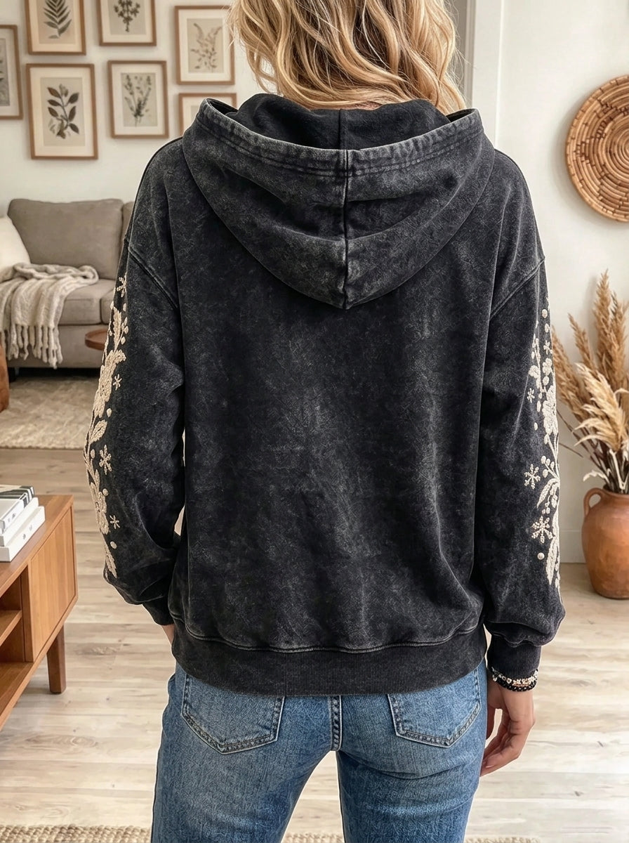 Women's Snowman Graphic Print Hoodie