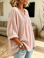 Women's Henley Blouse
