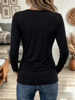 Women's Belted Grommet Laced Top