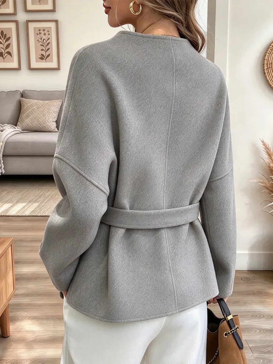 Retro Chic Art Casual Stylish Long Sleeve Cozy Lapel Coat
