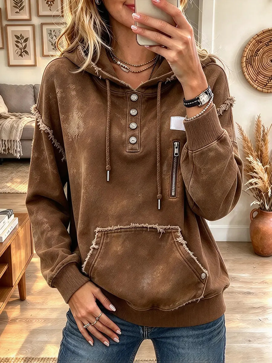 Women's Vintage Washed Hoodie