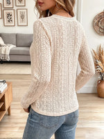 Vintage Elegant Patchwork Openwork Lace Shirt