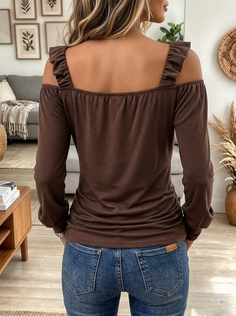 Women's Off-the-Shoulder Draped Top