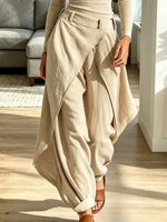Retro Elegant Art Casual Stylish Long Sleeve Top And Pants Two-piece Set